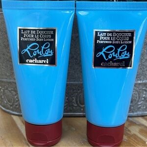 Lou Lou by Cacheral perfumed body lotion! Set of 2, each tube is 1.7 oz, 50 ml
